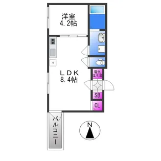 F asecia mira【2階】の間取り