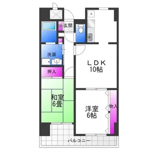 エスペランサ41【8階】の間取り