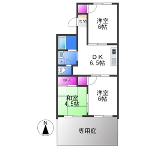 メゾン大久保B棟【1階】の間取り