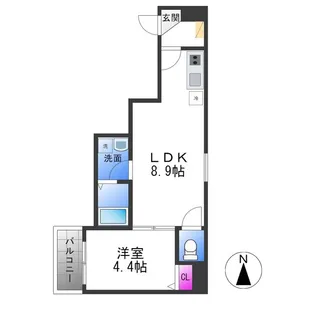 グラン シーズン Ⅱ【1階】の間取り