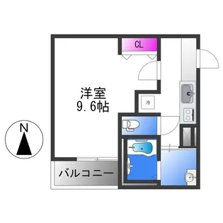 フジパレス喜連瓜破Ⅲ番館【3階】の間取り