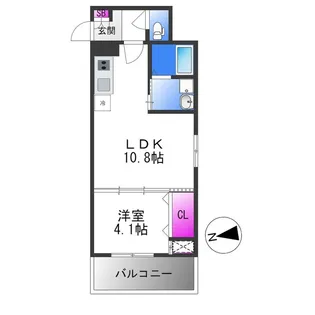 DOAHN正覚寺【2階】の間取り