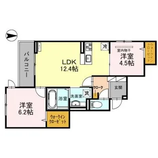 アン シャンテ【3階】の間取り