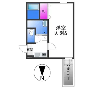 フジパレス今川V番館【3階】の間取り