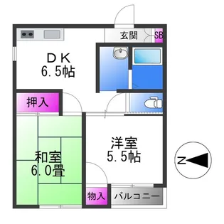 Bビレッジ【2階】の間取り