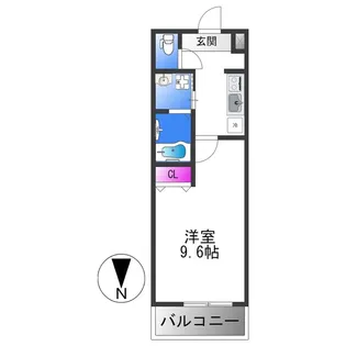 シャルム コート【1階】の間取り