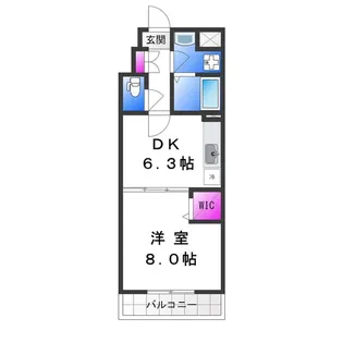 カーサベージュⅠ【1階】の間取り
