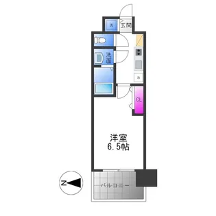 スワンズシティ大阪エスクレア【12階】の間取り