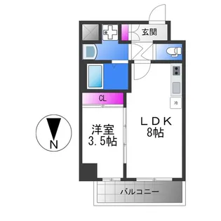 グランパシフィック東今里innovation【4階】の間取り
