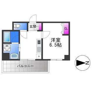 GROOVE平野【8階】の間取り