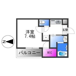 フジパレス西脇Ⅲ番館【1階】の間取り