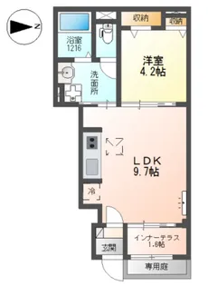 TMフォルトゥーナ【1階】の間取り