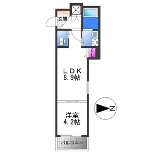 DOAHN平野本町【3階】の間取り