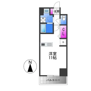 ベローナ【5階】の間取り