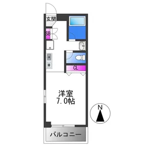ドムスOGAWA【3階】の間取り