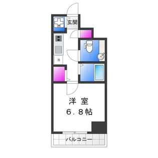 ジュネス東住吉【2階】の間取り