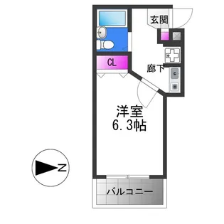 タナカハイツ【2階】の間取り