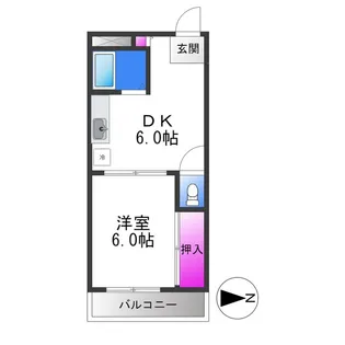 コーポエクシード【2階】の間取り