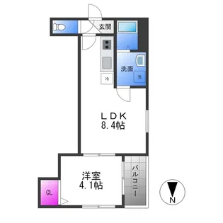 グランコスモ【3階】の間取り