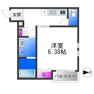 F+style大蓮南1号館【2階】の間取り