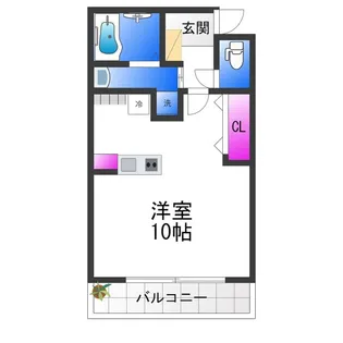 エアルレジデンスⅡ【2階】の間取り