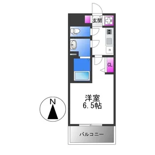 S−RESIDENCE高井田beleta【8階】の間取り