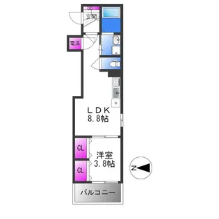 GRANDIR FOREST【1階】の間取り