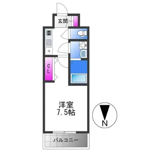 Louis Residence 天王寺町北【10階】の間取り