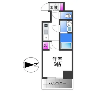 S−RESIDENCE小阪azure【11階】の間取り