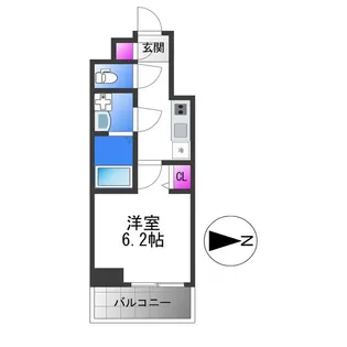 S−RESIDENCE小阪azure【9階】の間取り