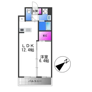 プレジオ帝塚山【9階】の間取り