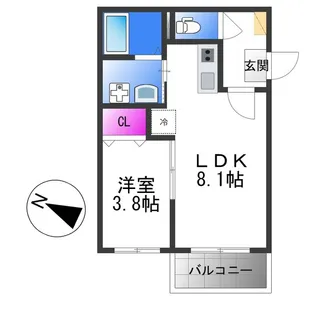 APTEX【3階】の間取り