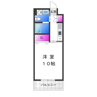 ルッツ平野【3階】の間取り