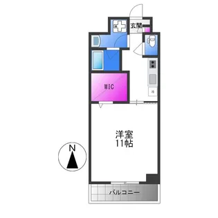 ビスタユーア【3階】の間取り
