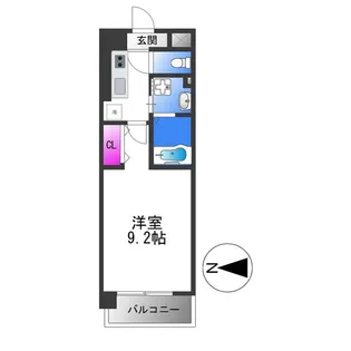 G.クレセント【3階】の間取り