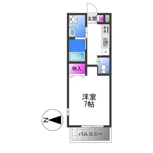 KTIレジデンス小路【2階】の間取り