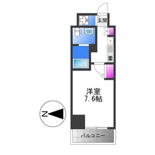 グランドロアール南巽【7階】の間取り