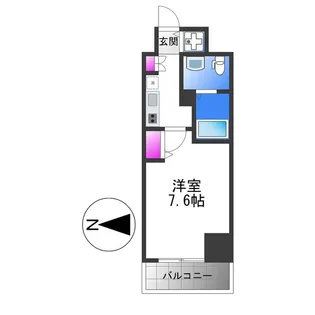 グランドロアール南巽【7階】の間取り
