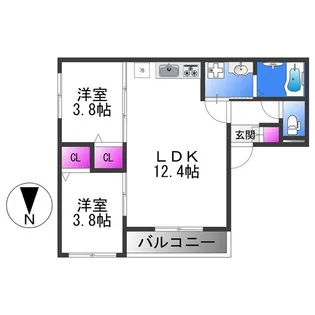 Avantio Anhelo 【2階】の間取り