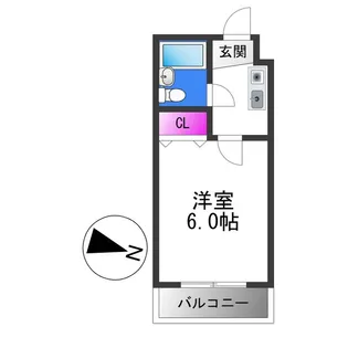 ミタカホーム8番【2階】の間取り