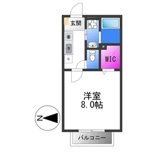 ミラーハイツ Ⅲ【2階】の間取り