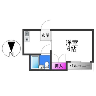 プレアール平野東【1階】の間取り