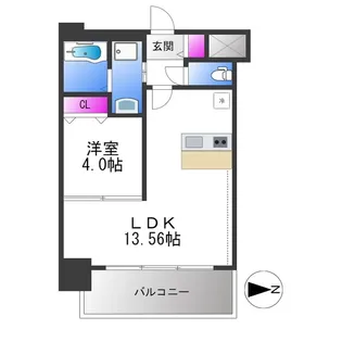 プレジオ荒本新町【3階】の間取り