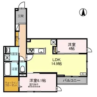 エミネンス【2階】の間取り