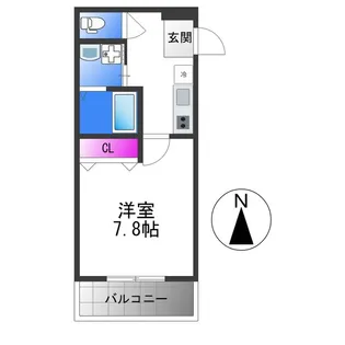 フジパレス加美駅南Ⅲ番館【3階】の間取り