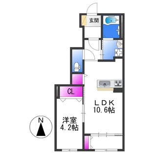 レジリエンス【1階】の間取り
