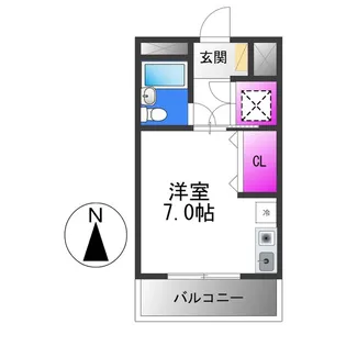 メゾン・スギ【1階】の間取り