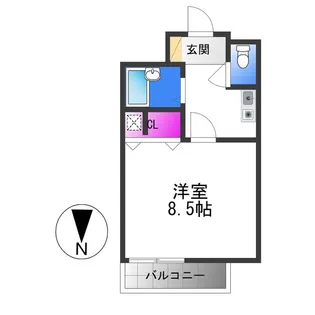エターナルスライヴ【3階】の間取り