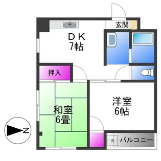 Bビレッジ【4階】の間取り