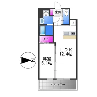 プレジオ永和ASIAN【4階】の間取り